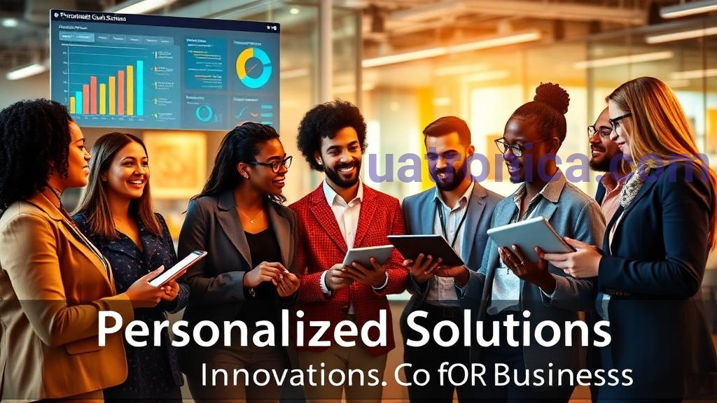 Illustration for section: Business and Commerce: Ordering and Service Tools - Personalized Solutions