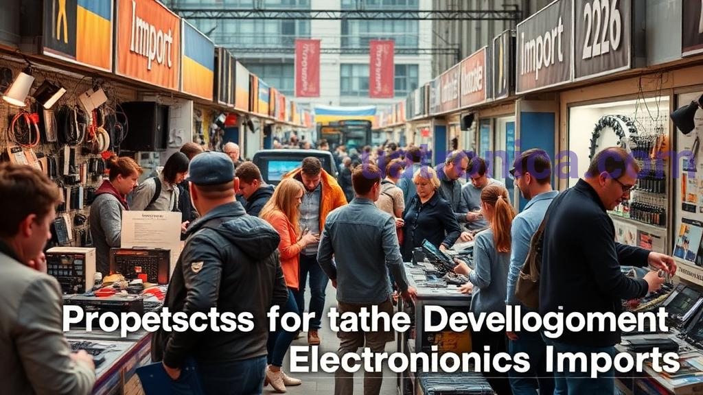 Illustration for section: Перспективи розвитку імпорту електроніки в Україні - імпорт електроніки 2026