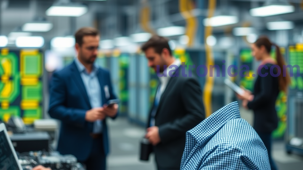 Illustration for section: Зміна попиту на електронні компоненти через економічн - Інновації в електроніці