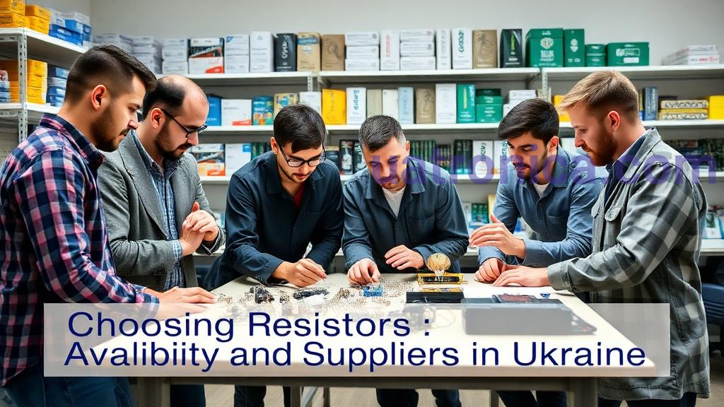 Illustration for section: Постачальники та доступність резисторів в Україні - вибір резисторів