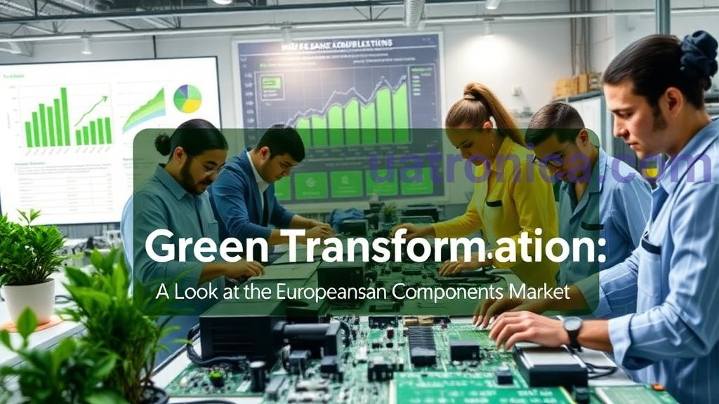 Illustration for section: Зелена трансформація в Європі починає активно вплинут - європейський ринок компонентів